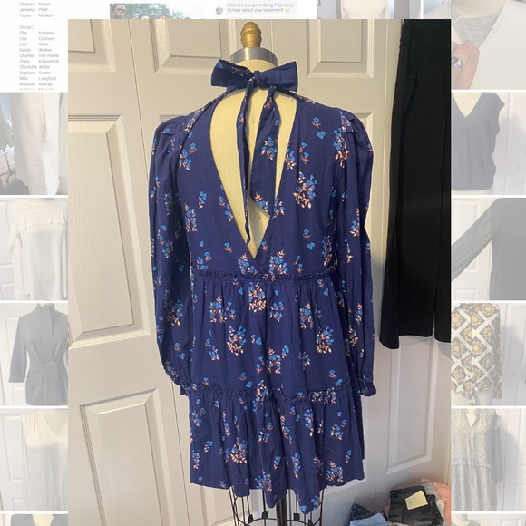 Free People mini dress, small, long sleeve - Picture 2 of 2